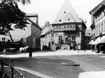 An old Hotel in the Town Square, Goslar