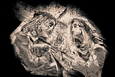 Jesus and Mary, from the series Stations of the Cross