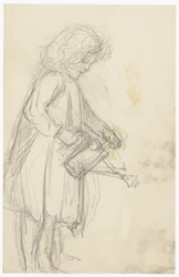 Girl with a Watering Can