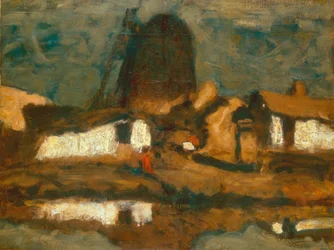Landscape with Windmill