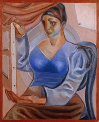 Woman with a Painting