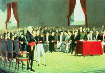 Signing of the Act of Independence on 5th July 1811