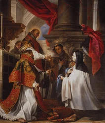 The Communion of Saint Theresa, 1670