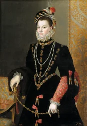 Queen Elisabeth of Valois, third wife of Philip II