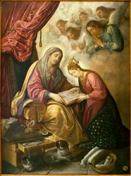 Saint Anne Teaching the Virgin to Read (circa 1615)