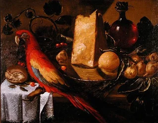 Still Life with a Parrot (Macaw)
