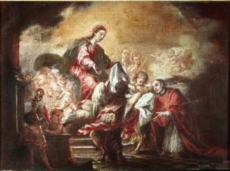 The Presentation of the Chasuble to Saint Ildefonsus