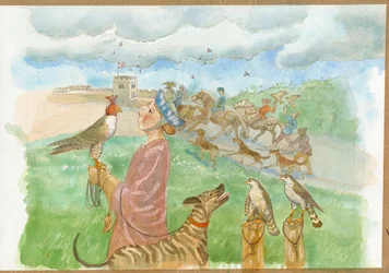 An Early Medieval Hunting Scene