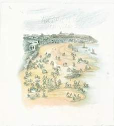 German Naval Bombardment of Scarborough, North Yorkshire, 1914
