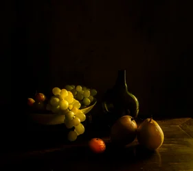 Dark Fruit Still Life