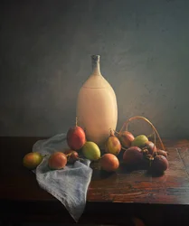 Elegant Passion Fruit Still Life
