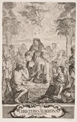 Duke Christian Albrecht Honored by Apollo and the Nine Muses