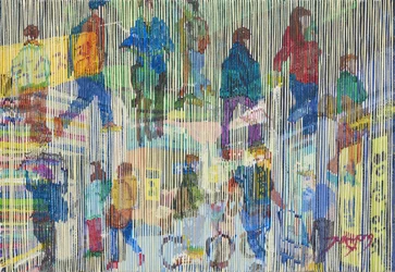 Abstract City Crowd