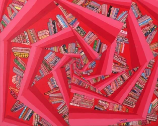 Spiraling Red Books