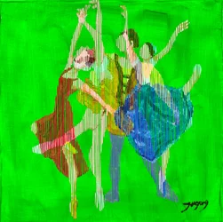 Vibrant Ballet Dancers