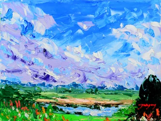 Vibrant Country Landscape