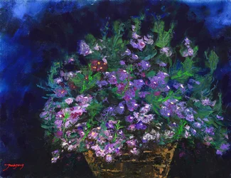 Vibrant Floral Basket