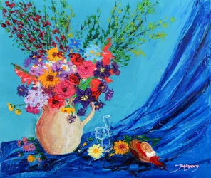 Vibrant Floral Still Life