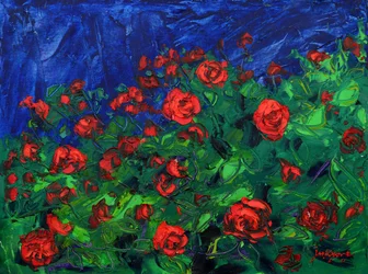 Vibrant Red Roses
