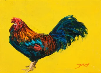 Vibrant Rooster