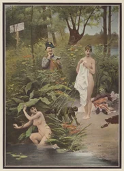 Women Caught in the Act of Bathing