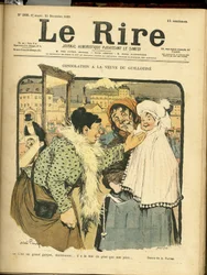 Illustration of Abel Faivre (1867-1945) for the Cover of Le Rire