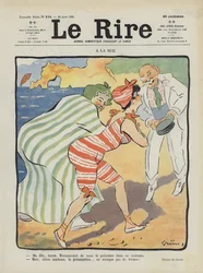 At the Seaside (Illustration for Le Rire)