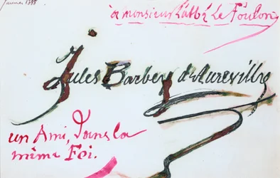 Signature of Jules-Amedee Barbey d