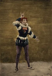 Nazdecabre Communicating with Panurge by Signs. Pantagruel. Illustration by Jules Garnier. In 