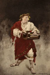 Nero Playing the Old Man. Pantagruel. Illustration by Jules Garnier. In 