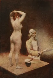 Pope Calixte, Barber. Pantagruel. Illustration by Jules Garnier. In 