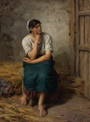 Peasant Girl Resting
