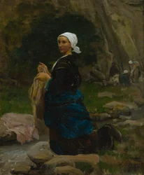 Washerwoman in Brittany
