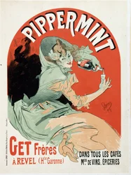 Advertising poster for Pippermint Get Frères