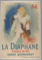 La Diaphane. Rice Powder, 1890