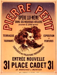 Poster advertising Pierre Petit