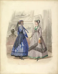 Two Women in an Art Gallery