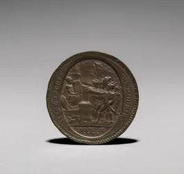 Medal: Five Sols issued by Monneron Brothers, Paris, 1792