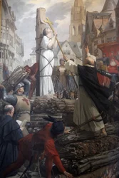 Joan of Arc on the pyre