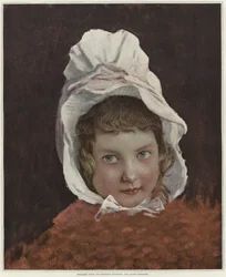 Sketch for a portrait of a child