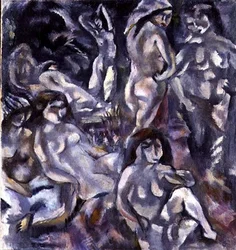 Eight Women in the Nude