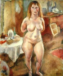 Standing Nude in Room