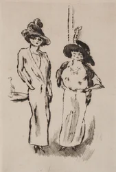 Two Women at the Ball