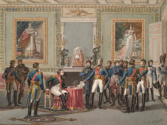 The Abdication of Napoleon at Fontainebleau, 1815