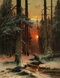 Snow in Forest, 1885
