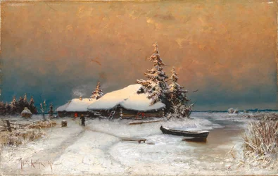 Winter Sunset, 1887