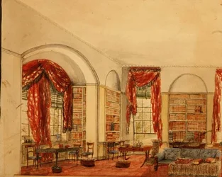 Side View of the Library at Aynhoe