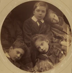 Children of Charles Loyd Norman and Julia Cameron Norman: George, Archie, Charlotte, and Adeline