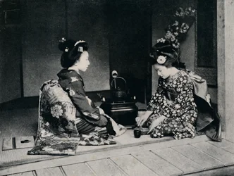 Ceremonial Tea Served by Lovely Japanese Hands