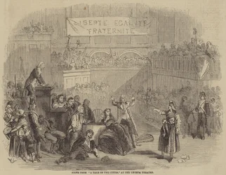Scene from A Tale of Two Cities, at the Lyceum Theatre